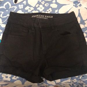 American Eagle black shorts